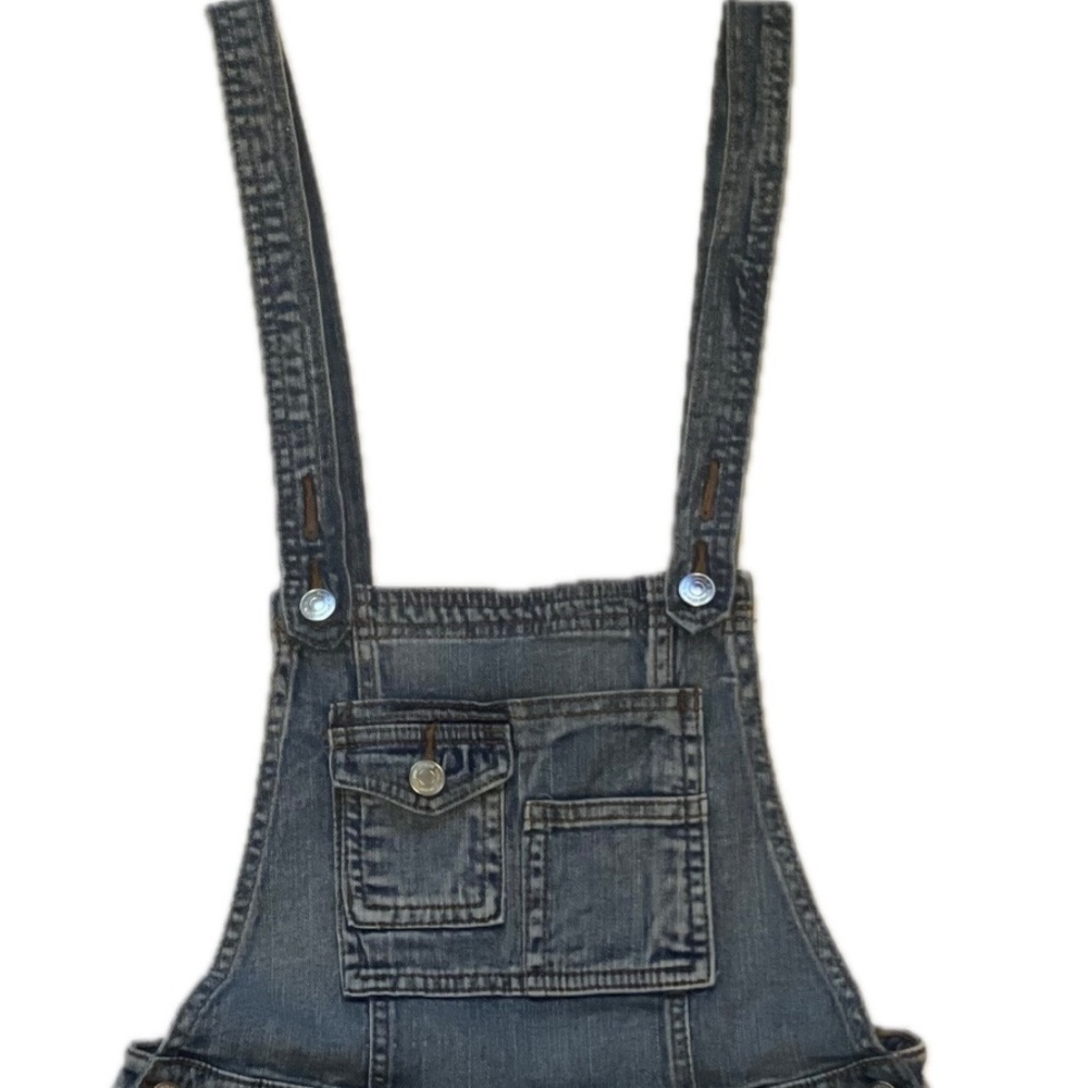 Almost Famous Denim Overall Shorts
